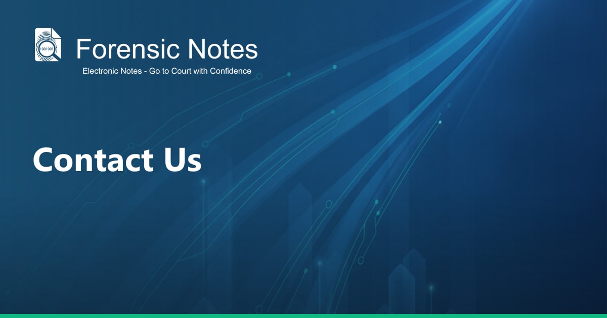 Contact Us | Forensic Notes
